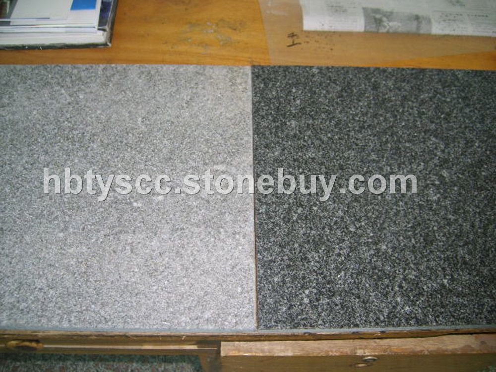 北大青（并州青）磨光和火烧