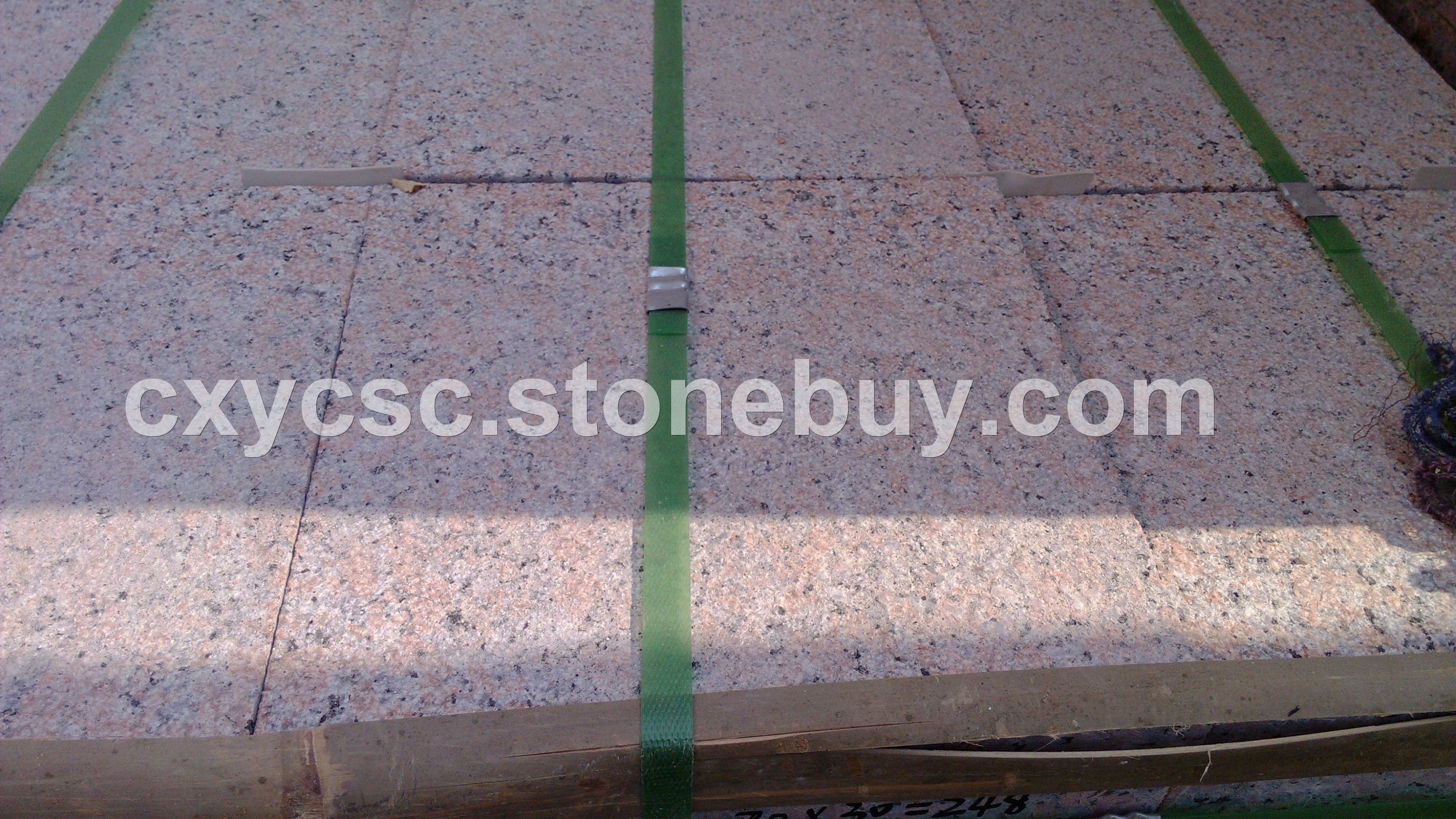 花岗岩板材 岑溪红 荔枝面 火烧板 路沿石