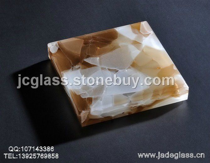 背景墙玻璃艺术玻璃晶创玉石玻璃