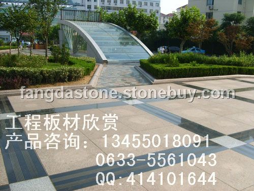 五莲红工程板材应用欣赏