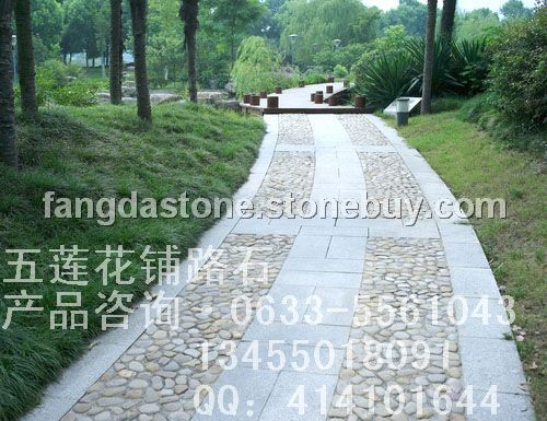 五莲花铺路石案例