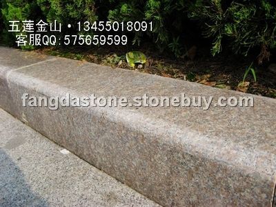 五莲红圆角路边石