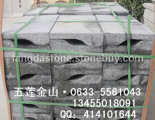 8cm五莲 灰机丝面路牙石