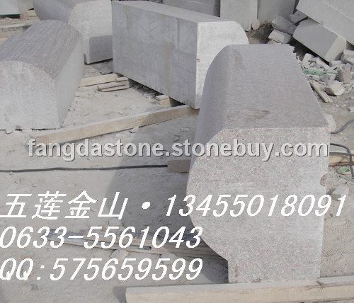 五莲红路缘石