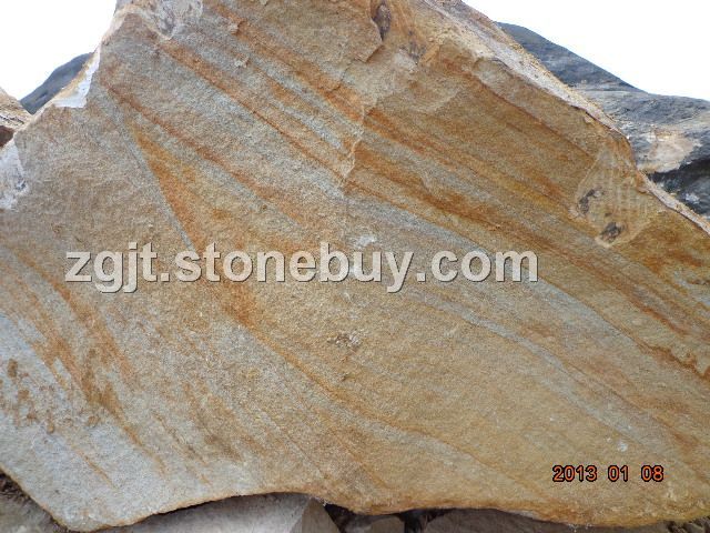 黄木纹砂岩