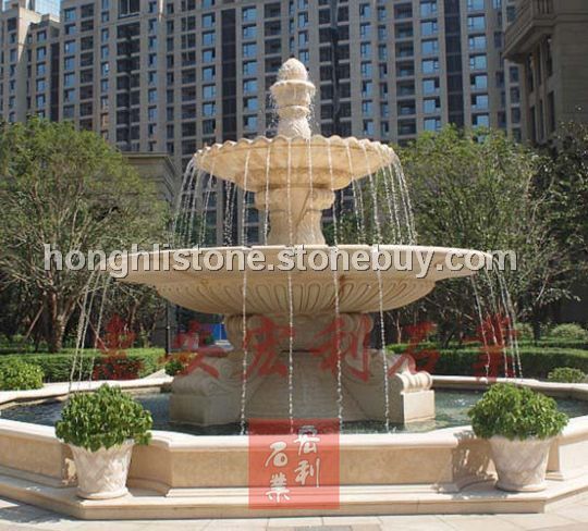 石材喷水池