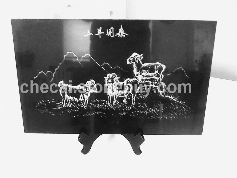 墨玉影雕
