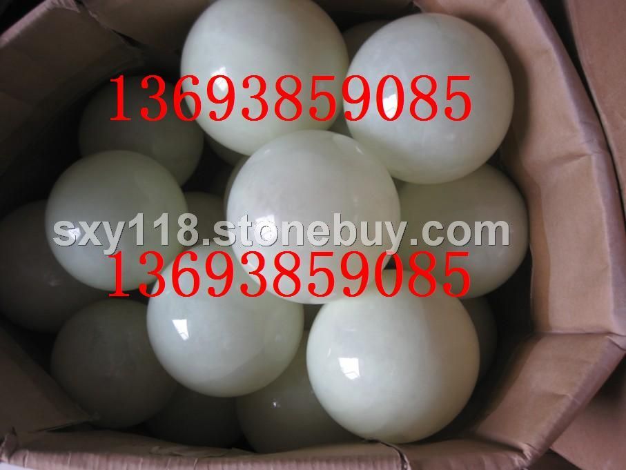 天然石材夜明光球，荧光球，发光珠子球