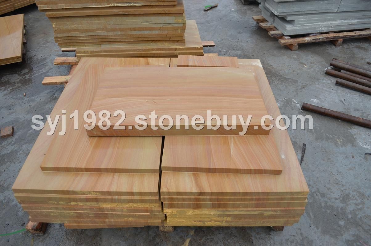 黄砂岩-金牌黄木纹砂岩