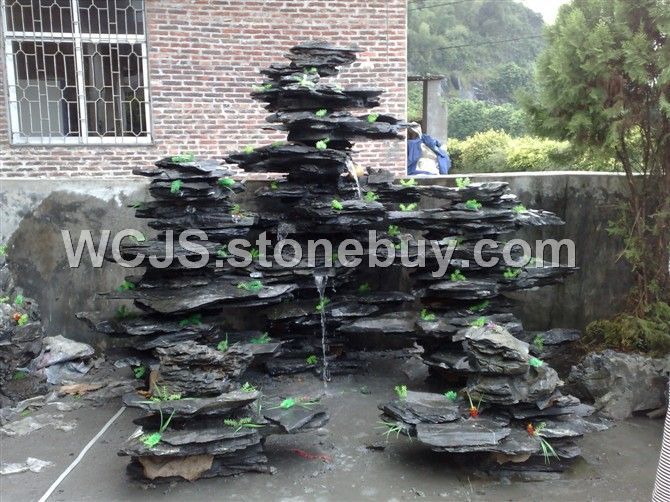 客戶訂做假山盆景