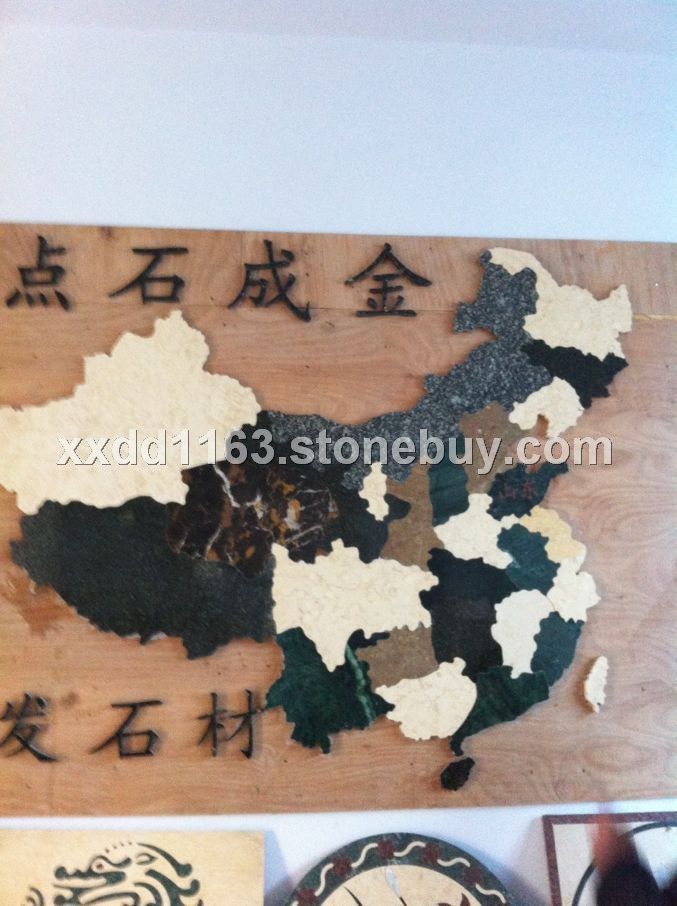 水刀拼花-中国地图