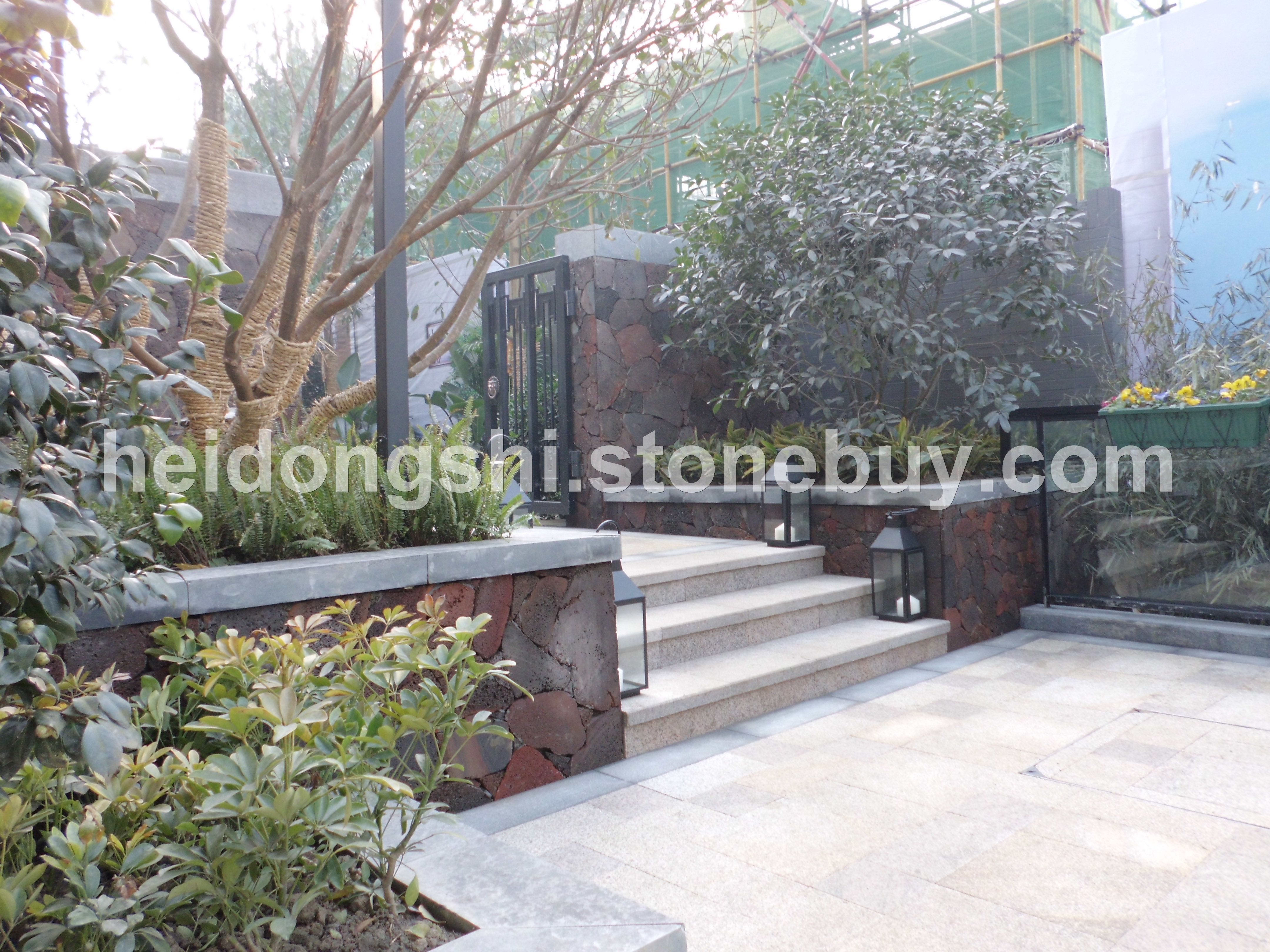 2公分厚红火山岩案例