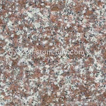 桃花红火烧光面荔枝面园林景观工程石板材大小板报价格