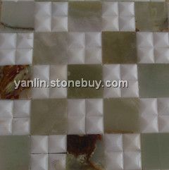 汉白玉加青玉马赛克