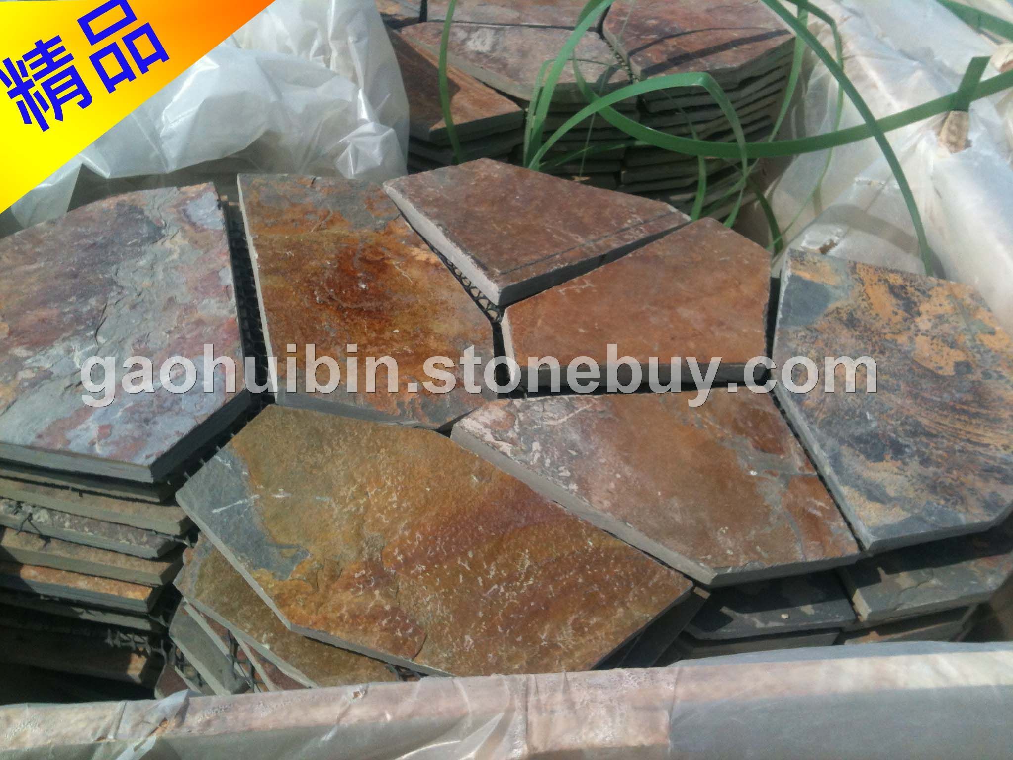 精品 锈板冰裂纹文化石 专业制造 值得信赖