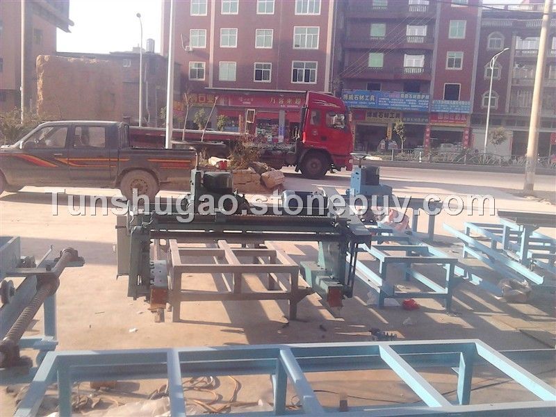 荔枝面石材敲板机