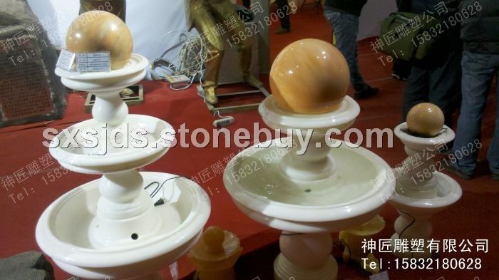 汉白玉风水球