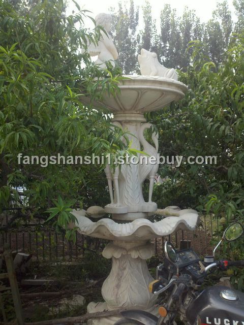 漢白玉噴泉兩層