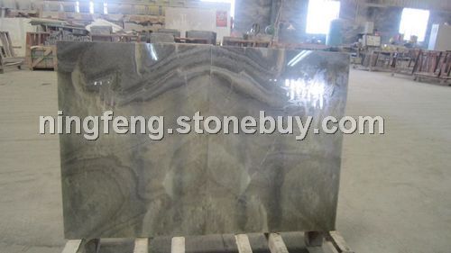 矿山荒料灰色玉石土耳其进口石材