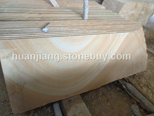精品黄木纹砂岩