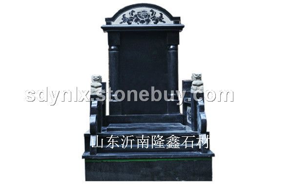 大量供应黑色公墓+墓碑