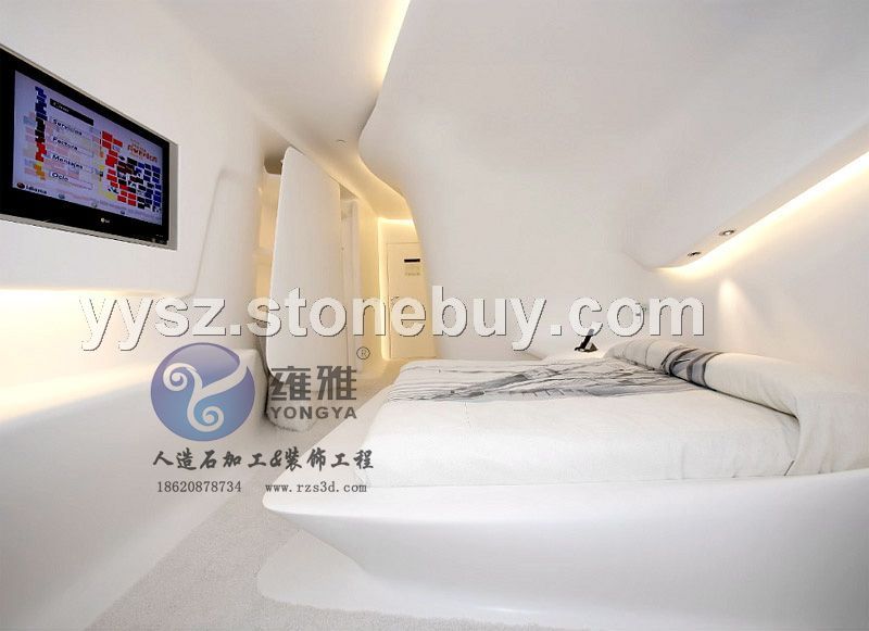 酒店高档人造石装饰工程