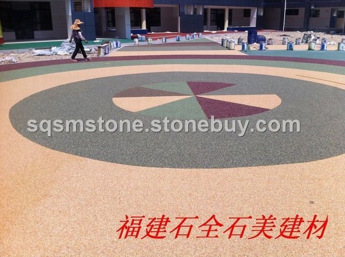 彩膠石、透水彩石工程實例15
