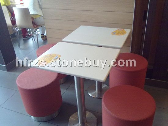 快餐店餐桌吧台石英石台面