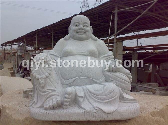 笑佛-汉白玉雕刻、青石雕刻、大型园林雕刻、人物、动物、佛庙等