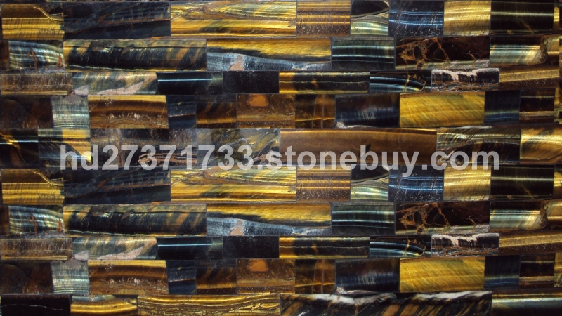 深圳厂家宝嘉运直供虎眼石复合板 天然宝石板材 高端奢华石材