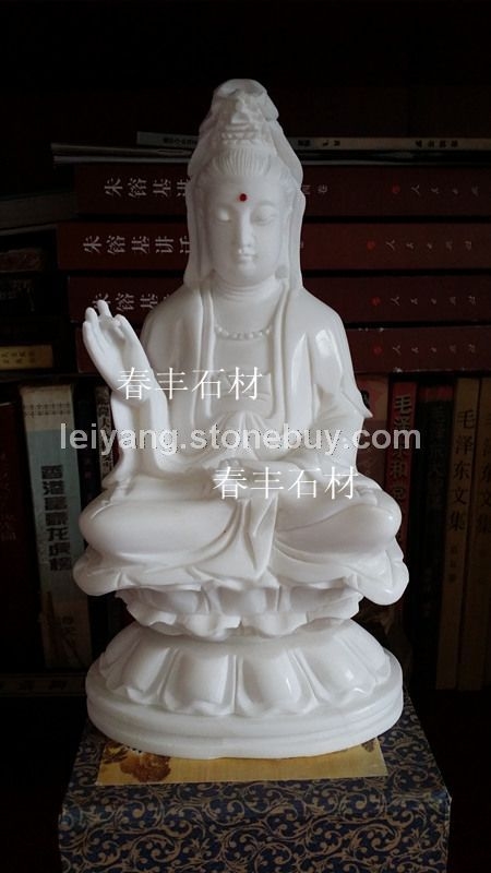 湖南汉白玉佛像石雕原料