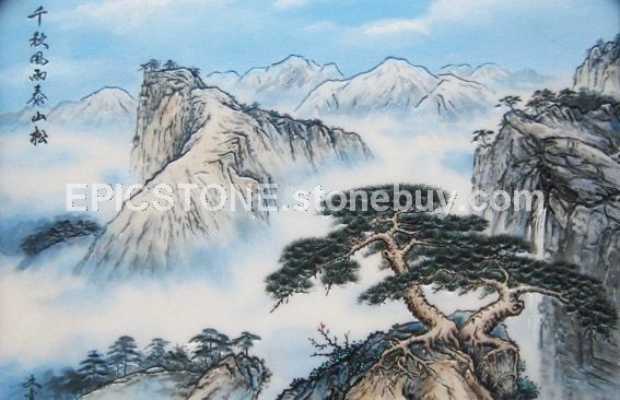 写实手绘雕刻工艺画