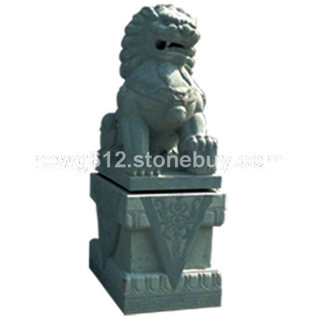 青石石雕--石獅