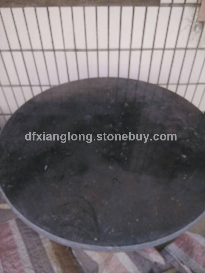 全黑面石桌子，石桌子价格，成套石桌，公园桌子