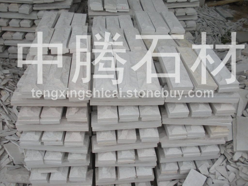 白砂岩自然面蘑菇石