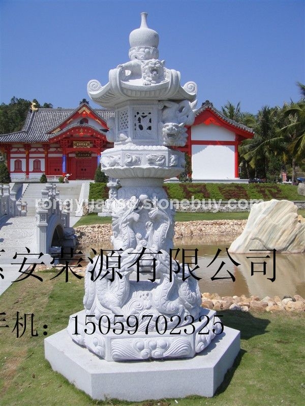 供应订做石塔 石灯 景观石塔