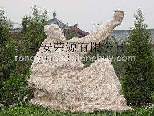 石雕古人 景观人物雕刻 惠安石雕供应16