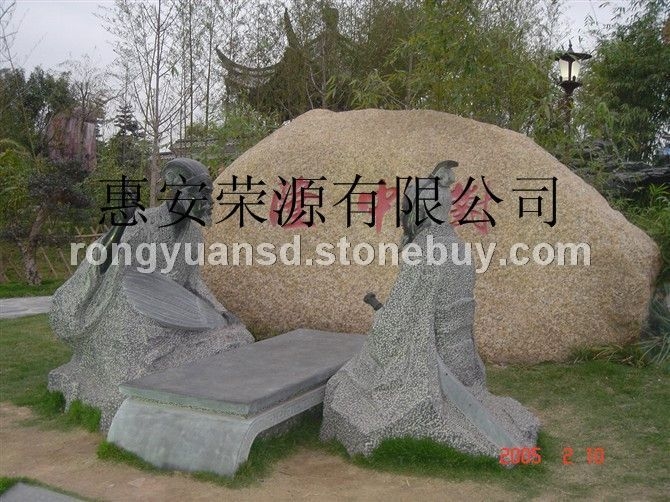 人物雕刻 園林石雕古人 景觀人物雕塑