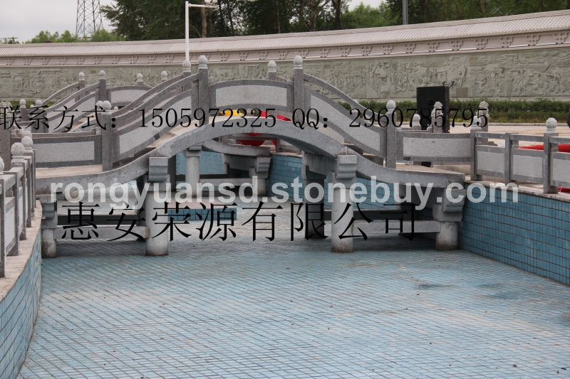 桥栏杆 黄锈石栏杆 花岗岩栏杆