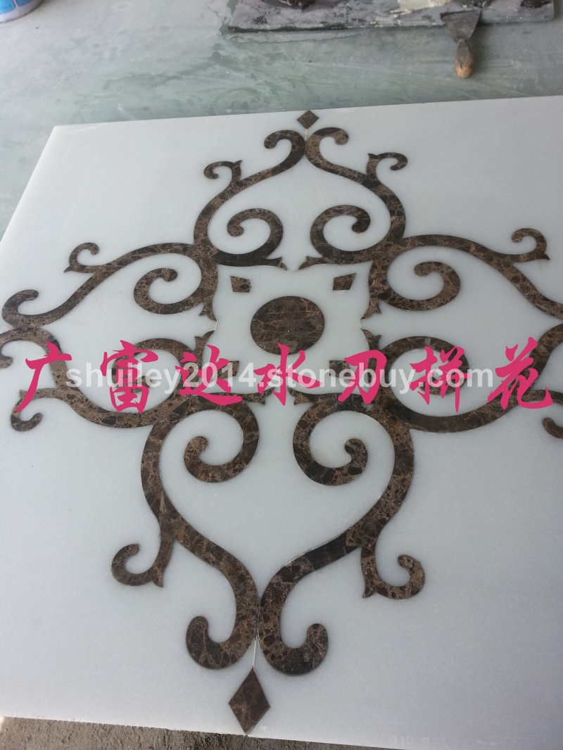 水刀拼花 大理石拼花 石材拼花