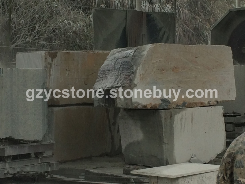 贵州木纹绿荒料