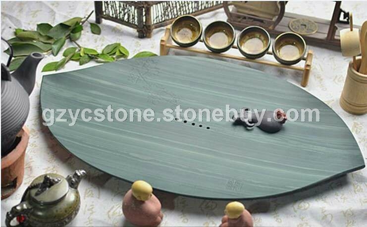 贵州木纹绿茶盘