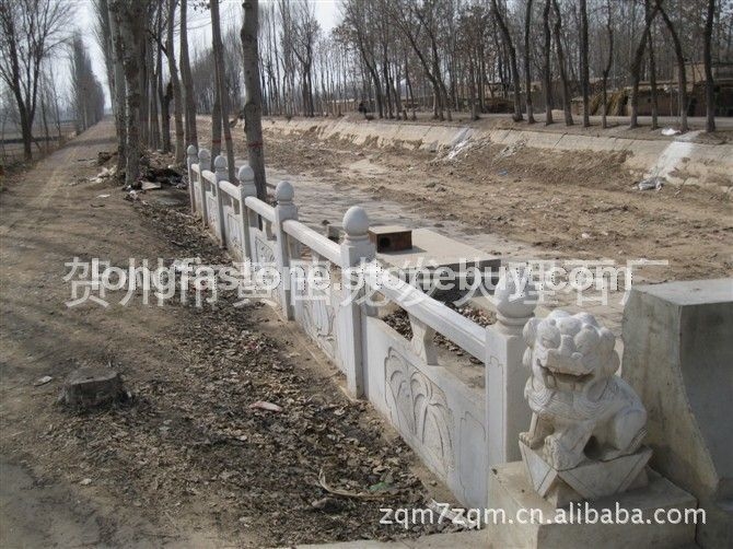 广西工厂批发大理石汉白玉栏板  工厂栏板批发