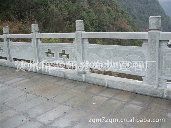 广西工厂汉白玉栏板 设计加工  大理石栏板加工