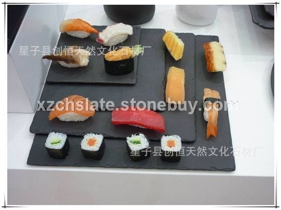 专业生产文化石杯垫托盘垫盘 家庭厨房餐具 低碳环保青板岩