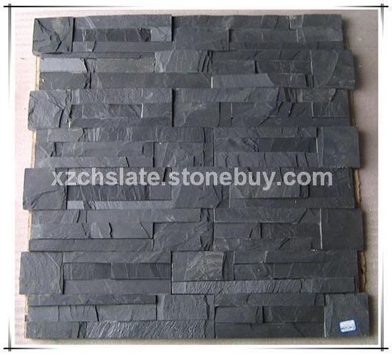 厂家直销江西文化石 黑色地板岩 青石板 仿古家装路面板岩