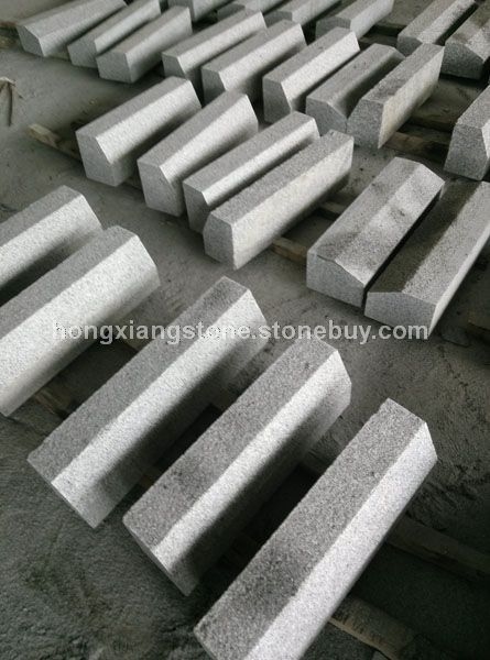 鸿祥641路缘石 G641花岗岩石材 乔治亚灰路沿石