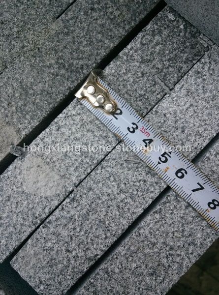 鸿祥线条石 芝麻灰花岗岩 芝麻黑 灰色石材 福建灰麻花岗岩