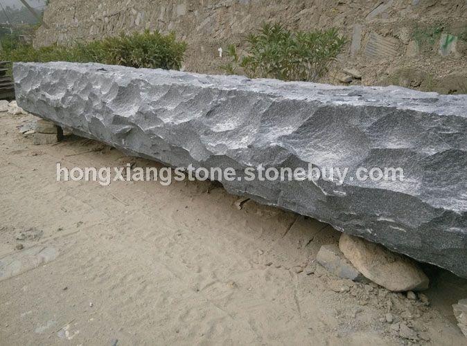 鸿祥自然面大立柱 G654 G655 G641 黄锈石