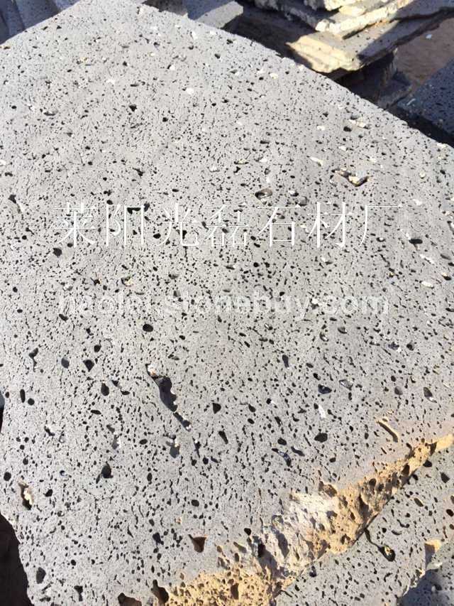 黑色火山岩洞石